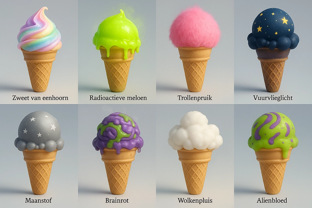 Voorbeeld van nieuwe smaken